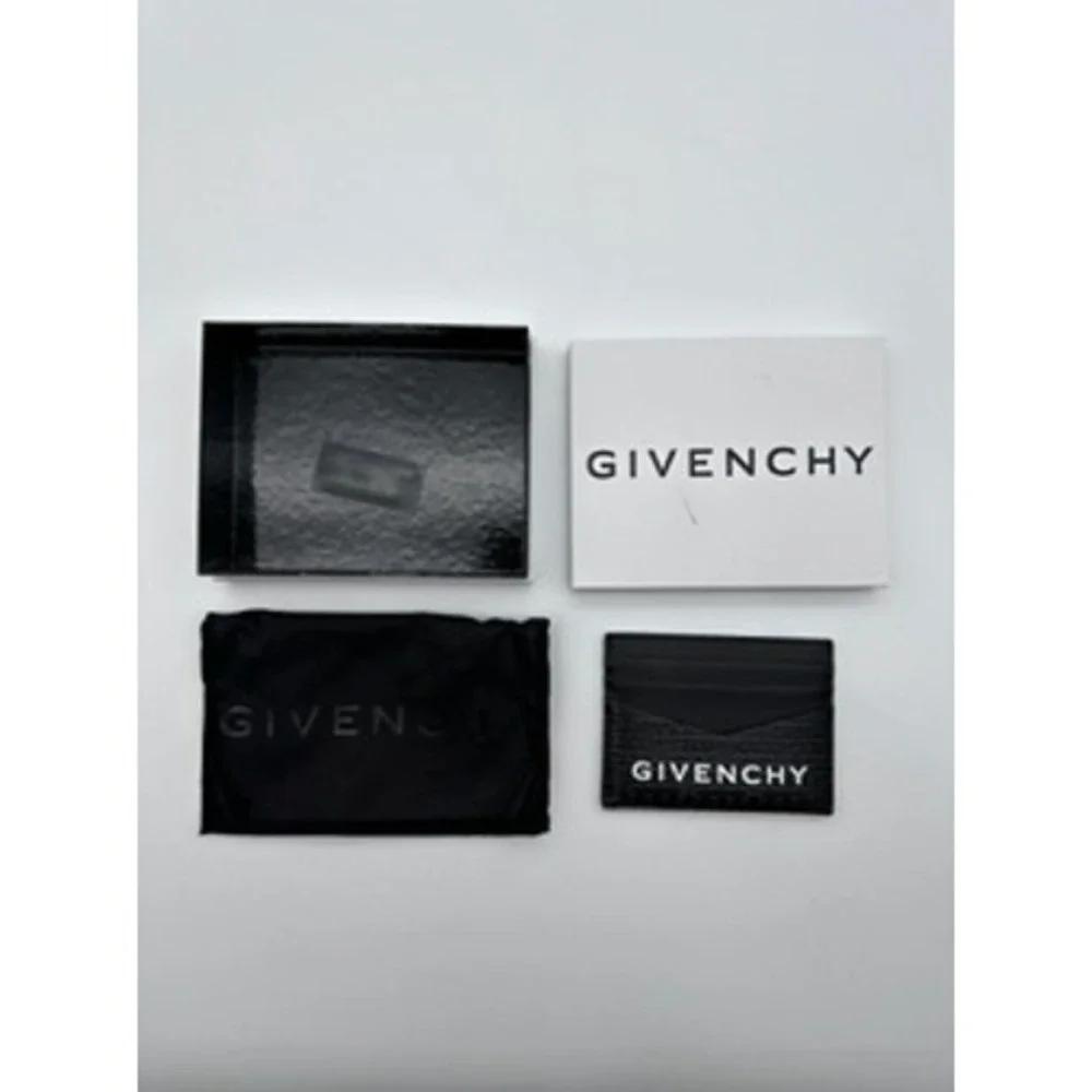 Givenchy Card Holder Mens Black 4G‎ Monogram Leather BK6099K1LQ-001